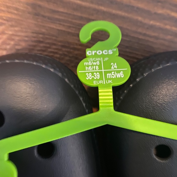 Black Lined Crocs - Picture 4 of 5